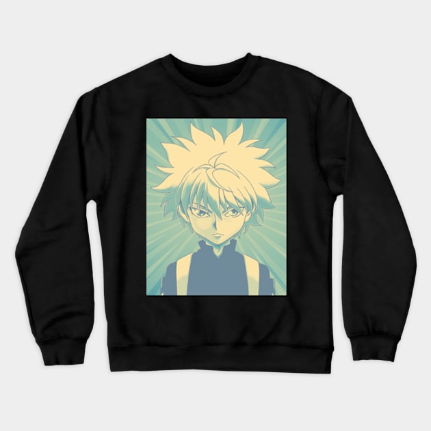 killua Crewneck Sweatshirt by DinoZard